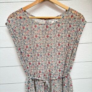 Madewell | Soft Vintage Style Romantic Floral Chiffon Dress | Size M